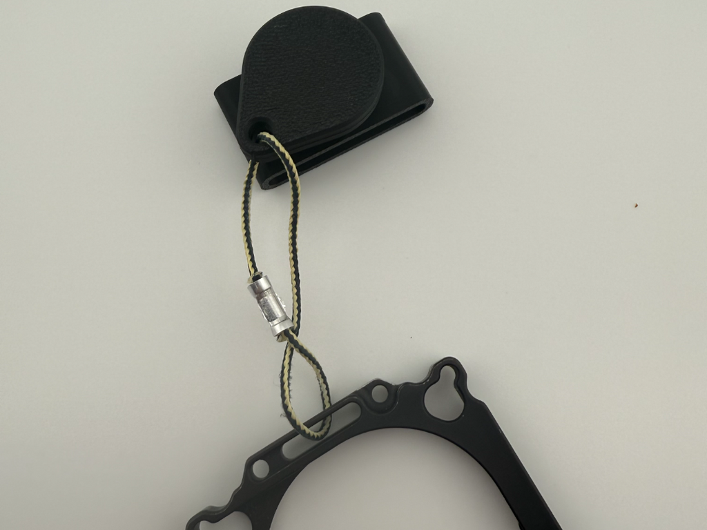 Belt badge magnet holder