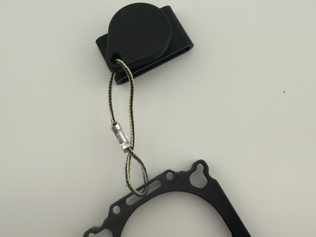 Belt badge magnet holder