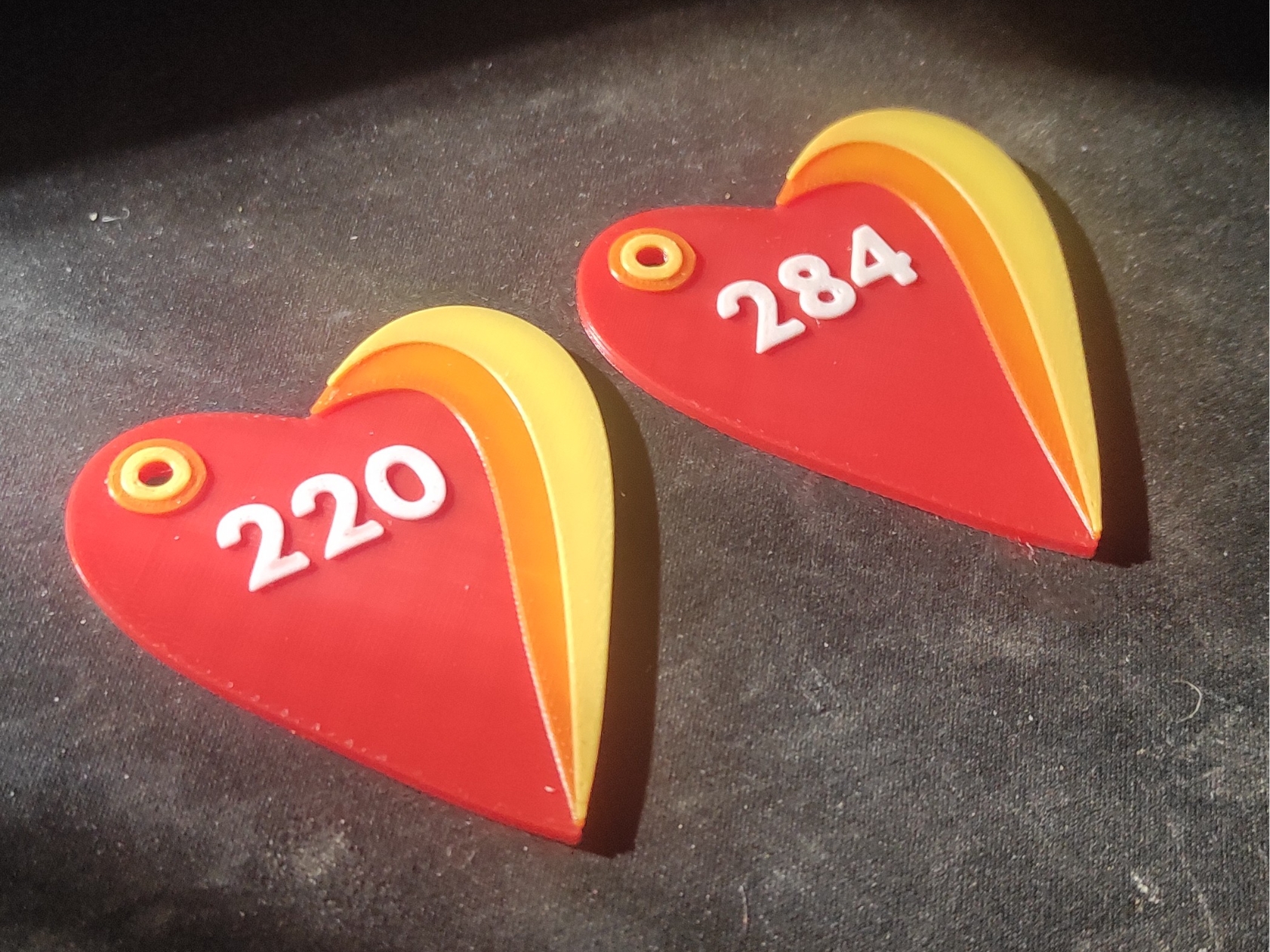 Amicable Numbers Heart Pair