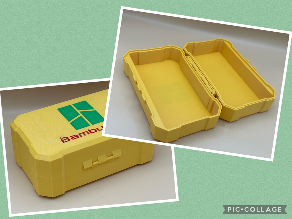"Print-in-Place" Bambu Lab Box with Lid: Simple, Versatile, and Assembly-Free