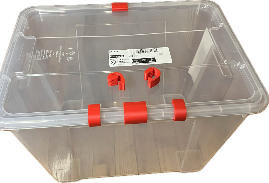 Mini Clips for Ikea Samla 22l filament Dry Box