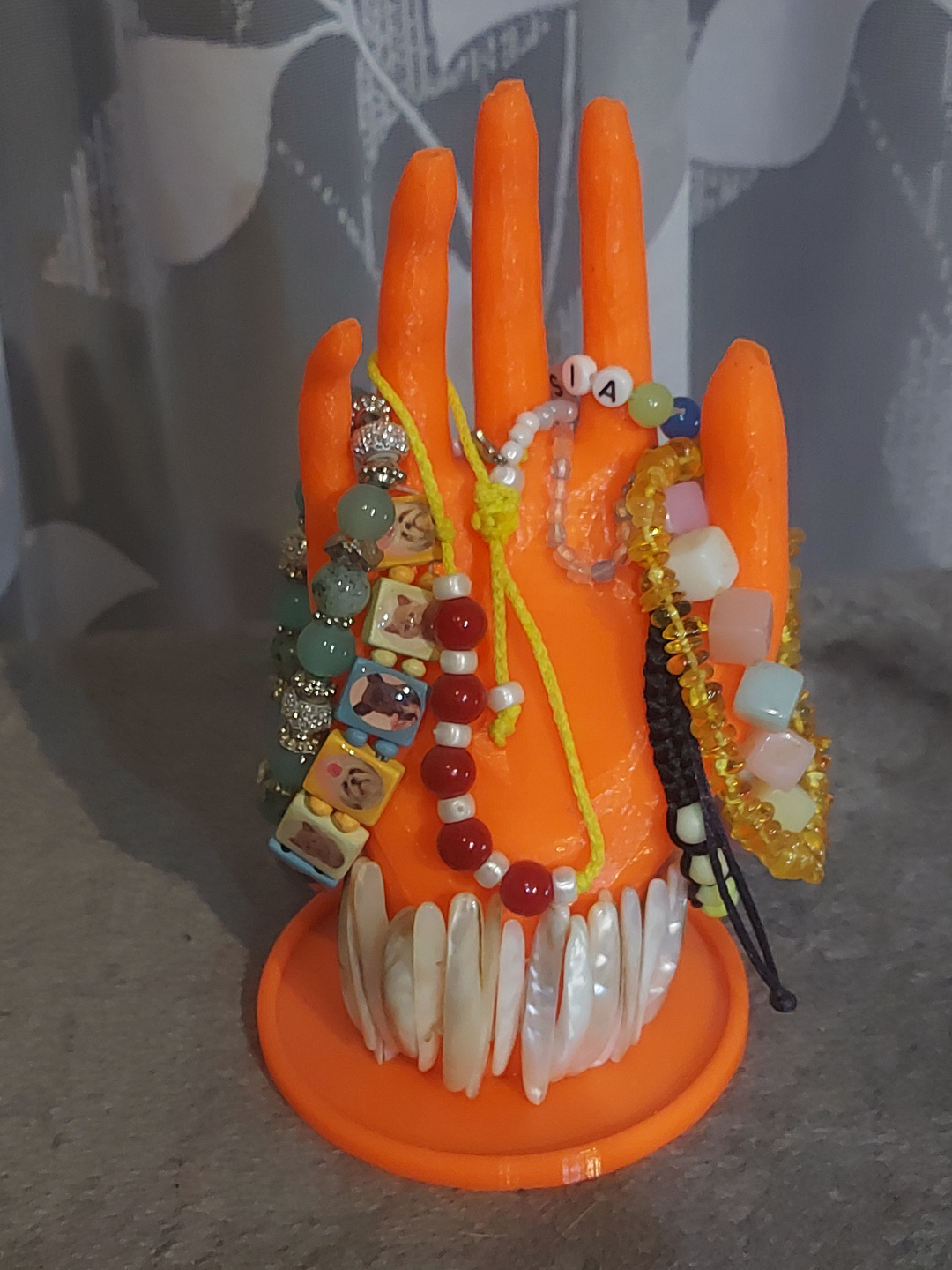 Jewelry hand.