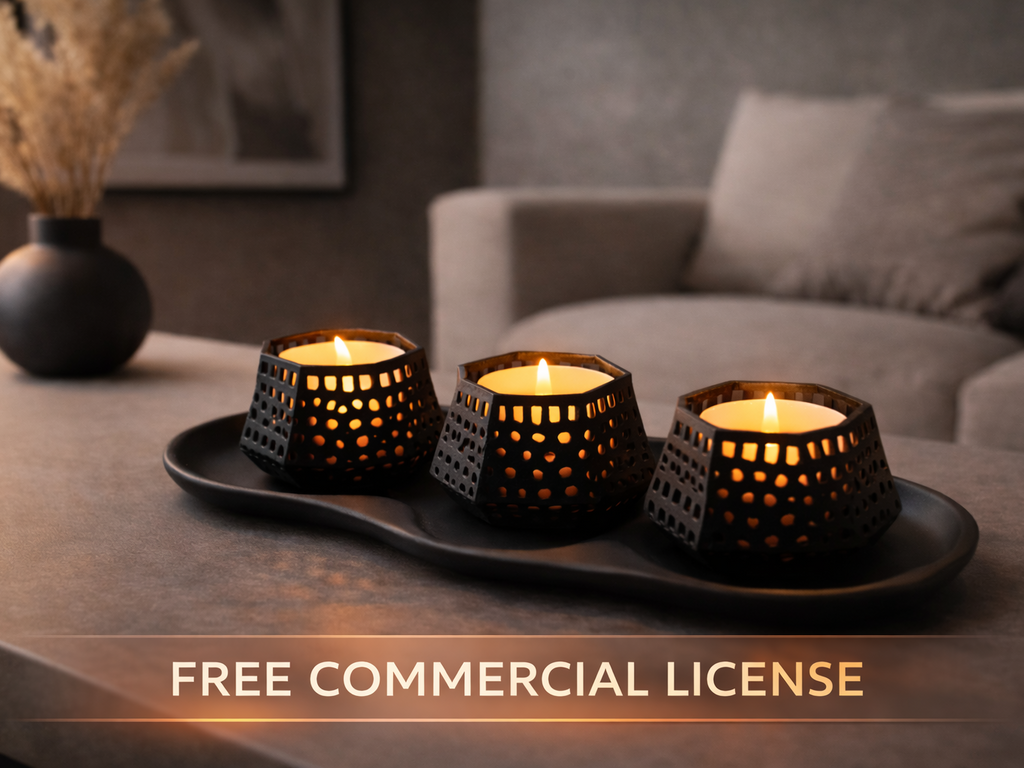 VØID Glow - Candle Holders and Base Plate