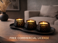 VØID Glow - Candle Holders and Base Plate