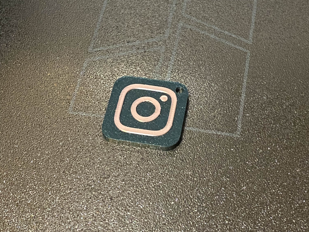 Instagram NFC Keychain