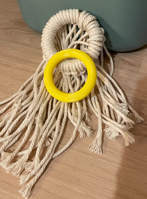 Macrame ring 40mm