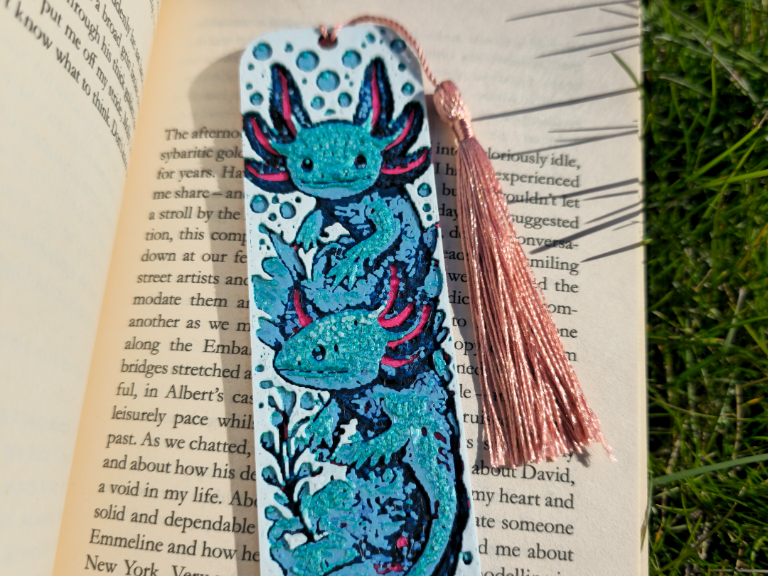 Axolotl Fantasy Bookmark 6 Colours 1 AMS