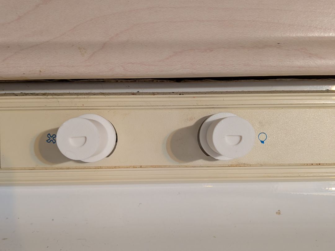 Over oven knob