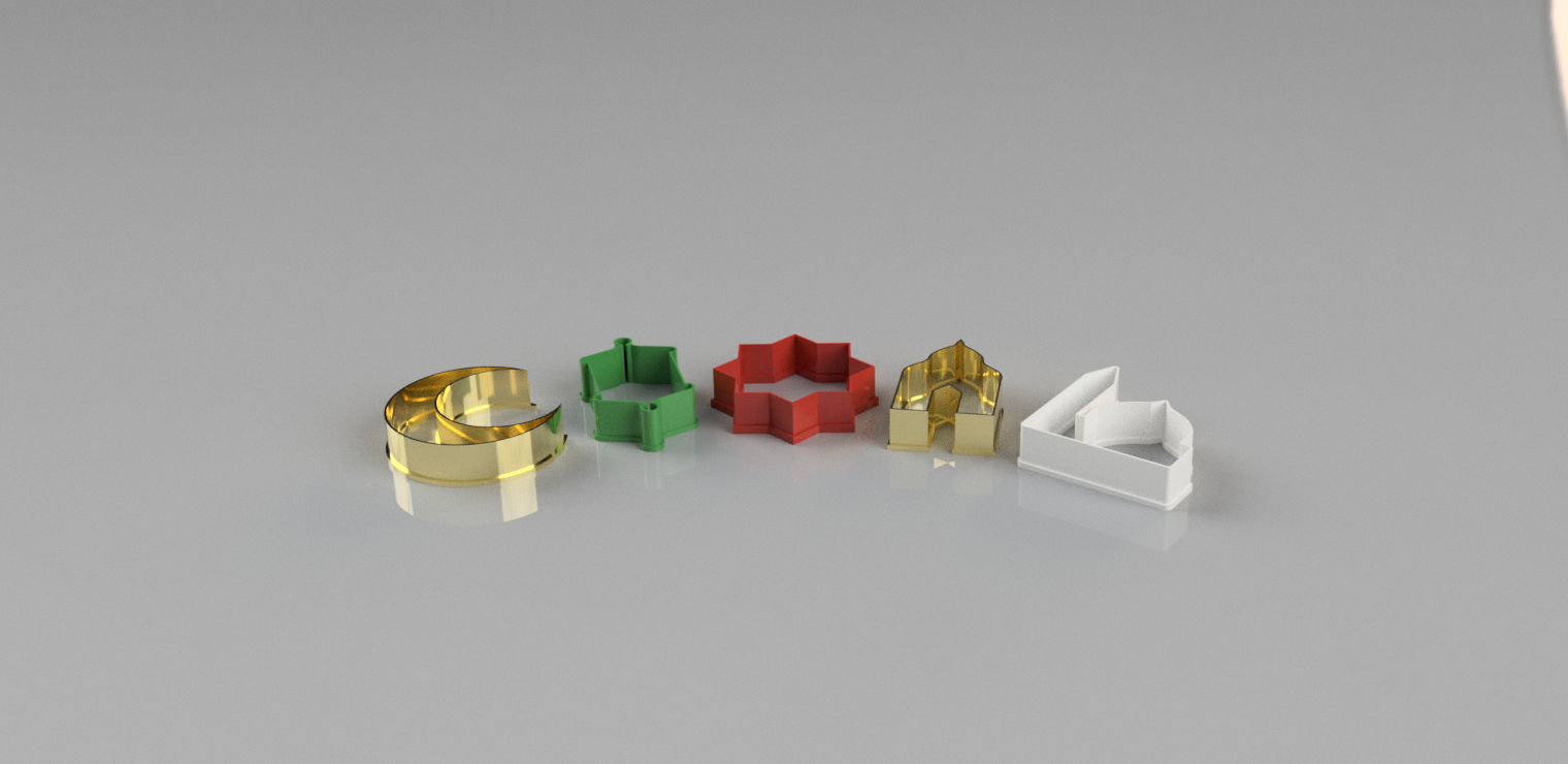 Ramadan/Eid Cookie Cutters