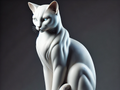 Cat statue
