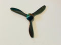 Spinning airplane propeller fridge magnet