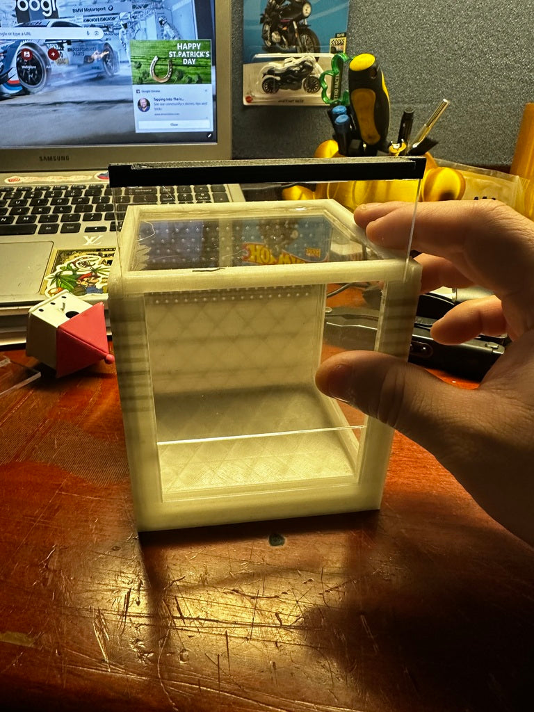 4x4 cube terrarium