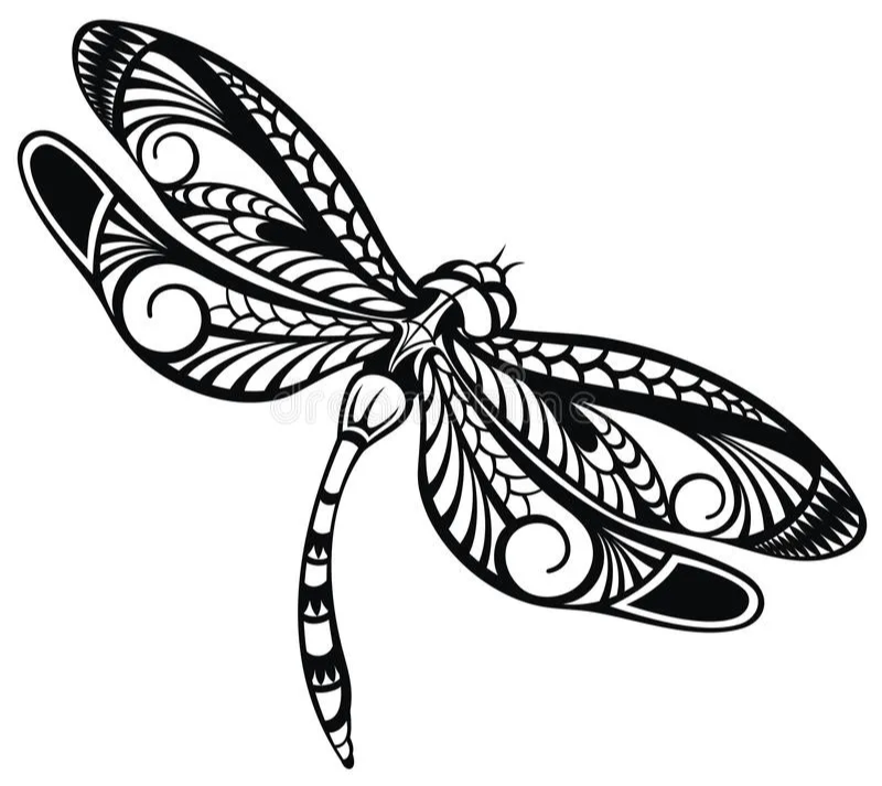 Dragonfly 2d wall art home decor