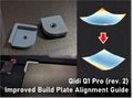 Q1 Pro (rev. 2) Split Build Plate Guide Stop