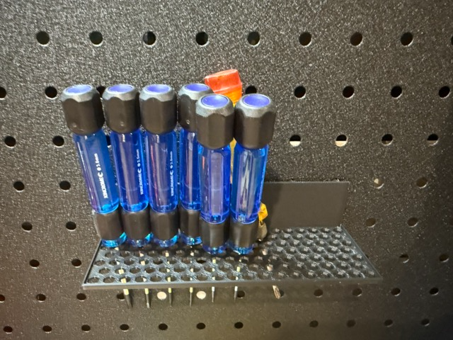 tray with hex holes