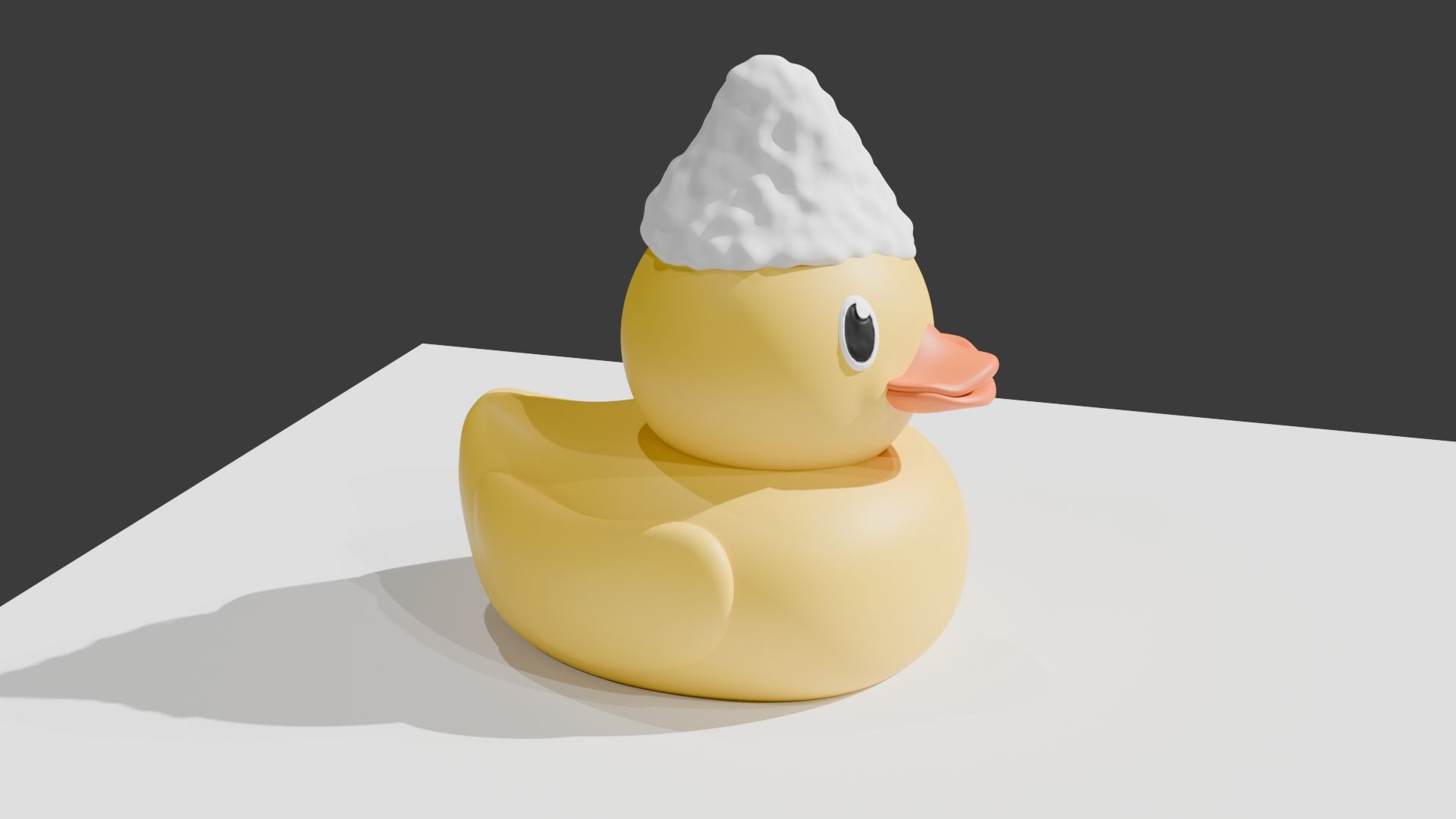 Cute rubber duck
