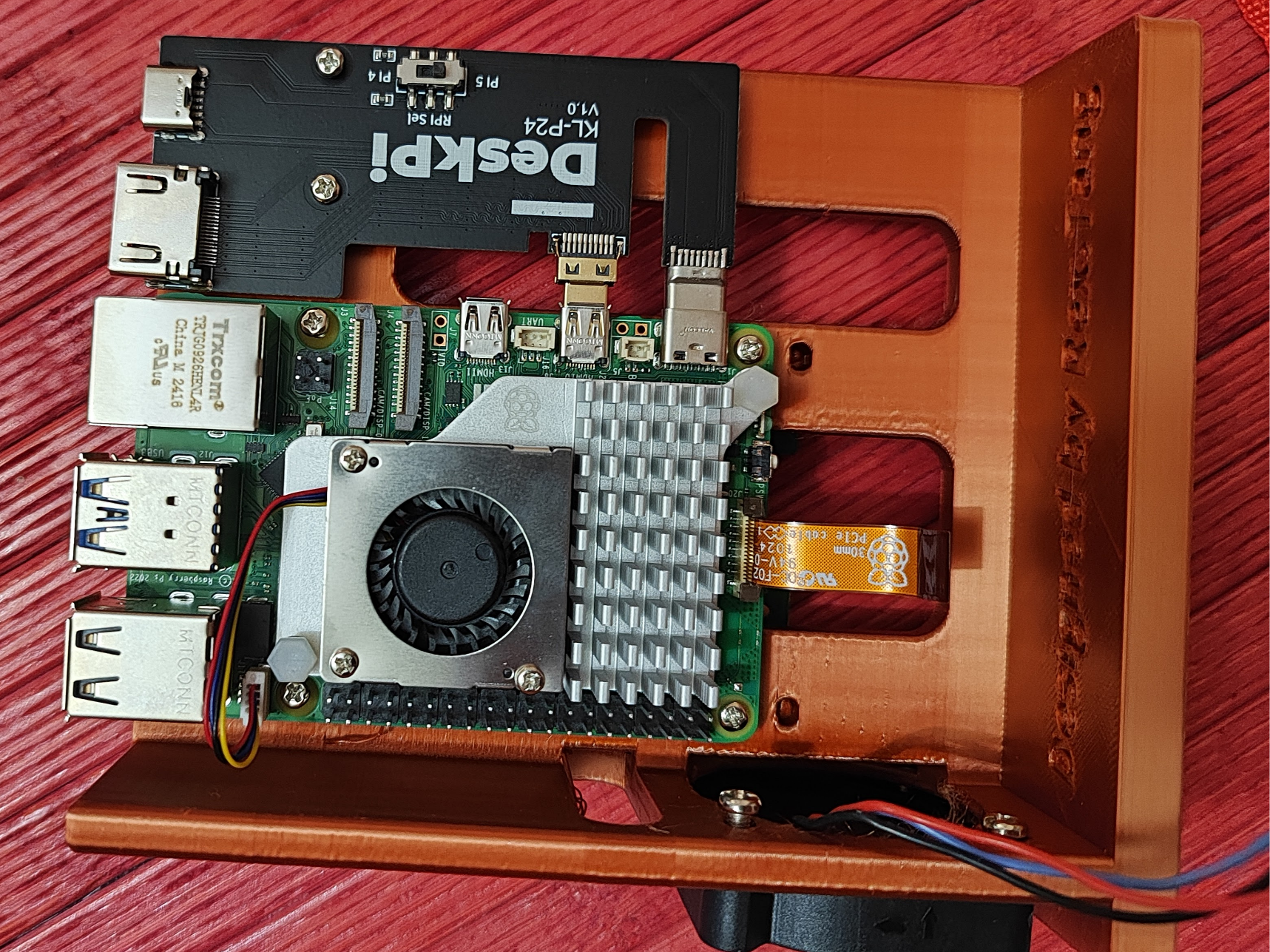 Raspberry Pi5 Tray - Thicker Standoffs