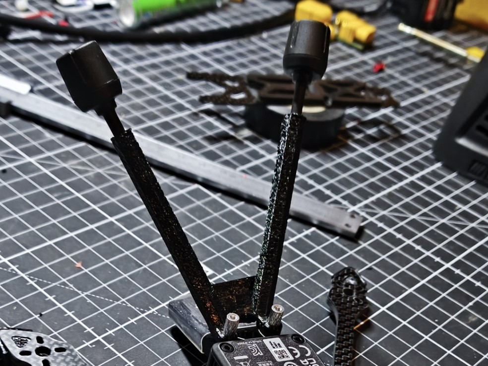 16mm DJI O4 Pro Antenna mount || Flywoo Explorer