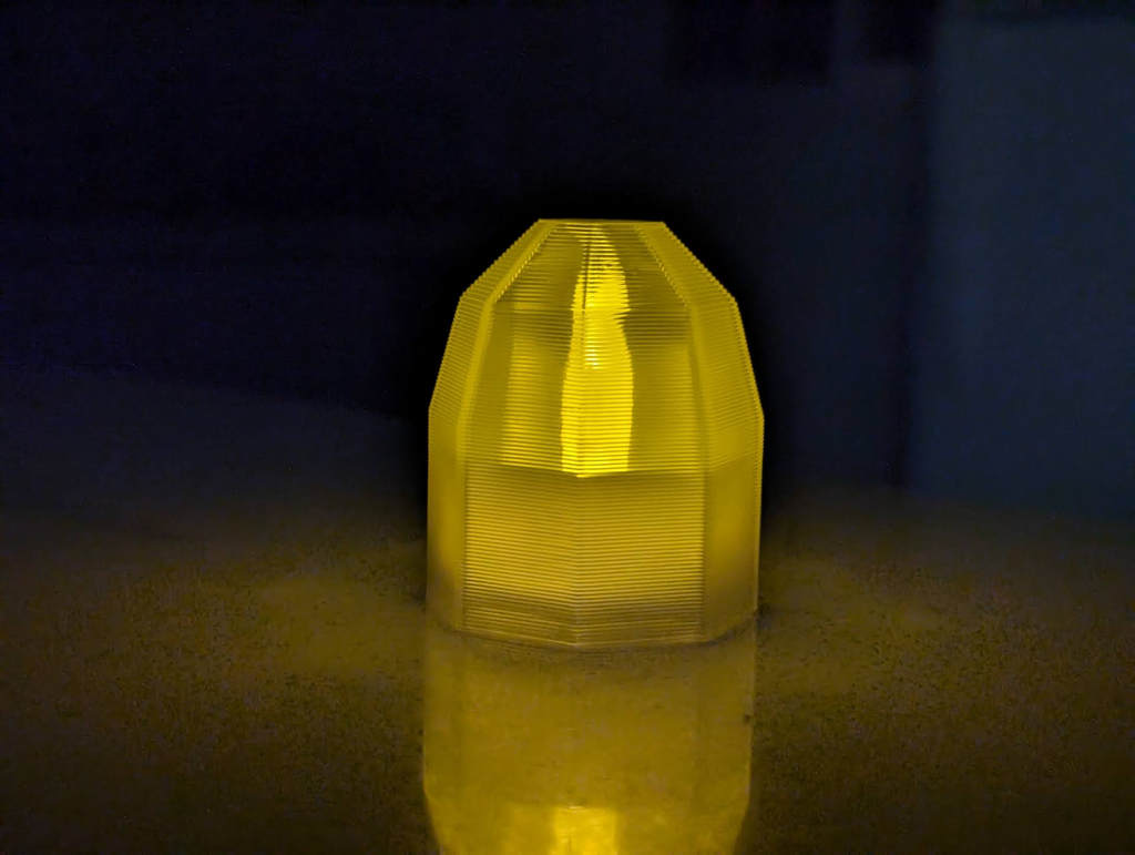 Faceted Dome Lamp for LED Tea Light