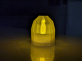Faceted Dome Lamp for LED Tea Light