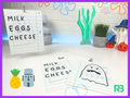Spongebob´s floating shopping list