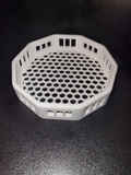Decagon tray with solid or hexagon bottom, two sizes