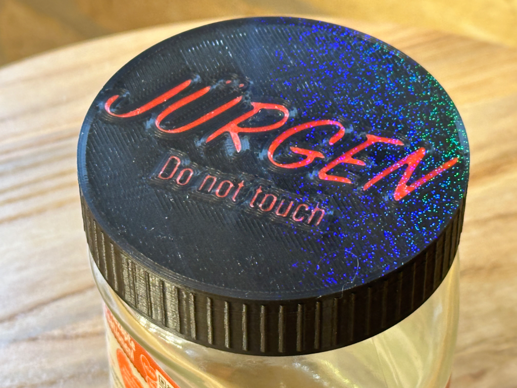 Customizable Nutella lid