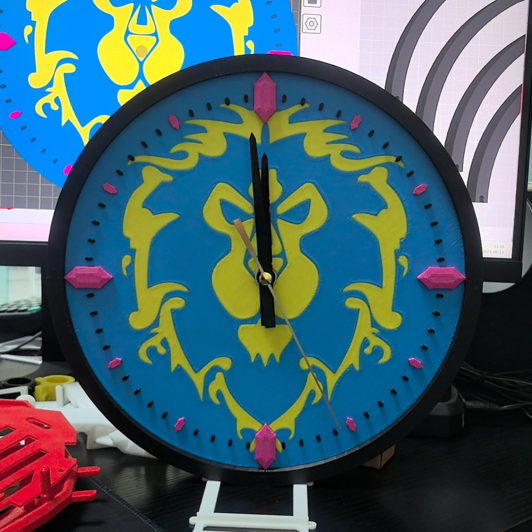 wow Alliance Clock