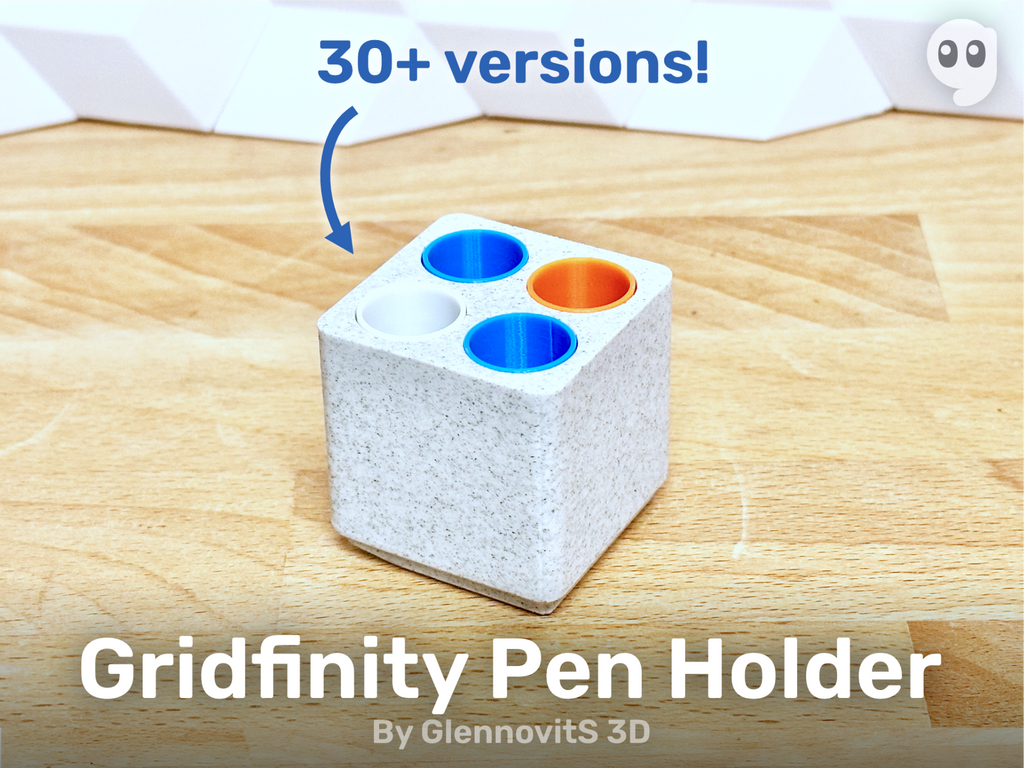 Gridfinity Pen Holder - Clean stand, ready to use