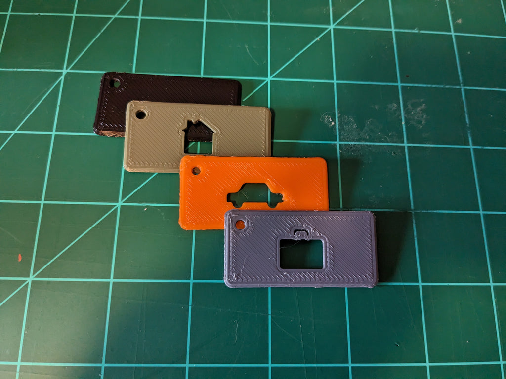 Graphic Key Tags