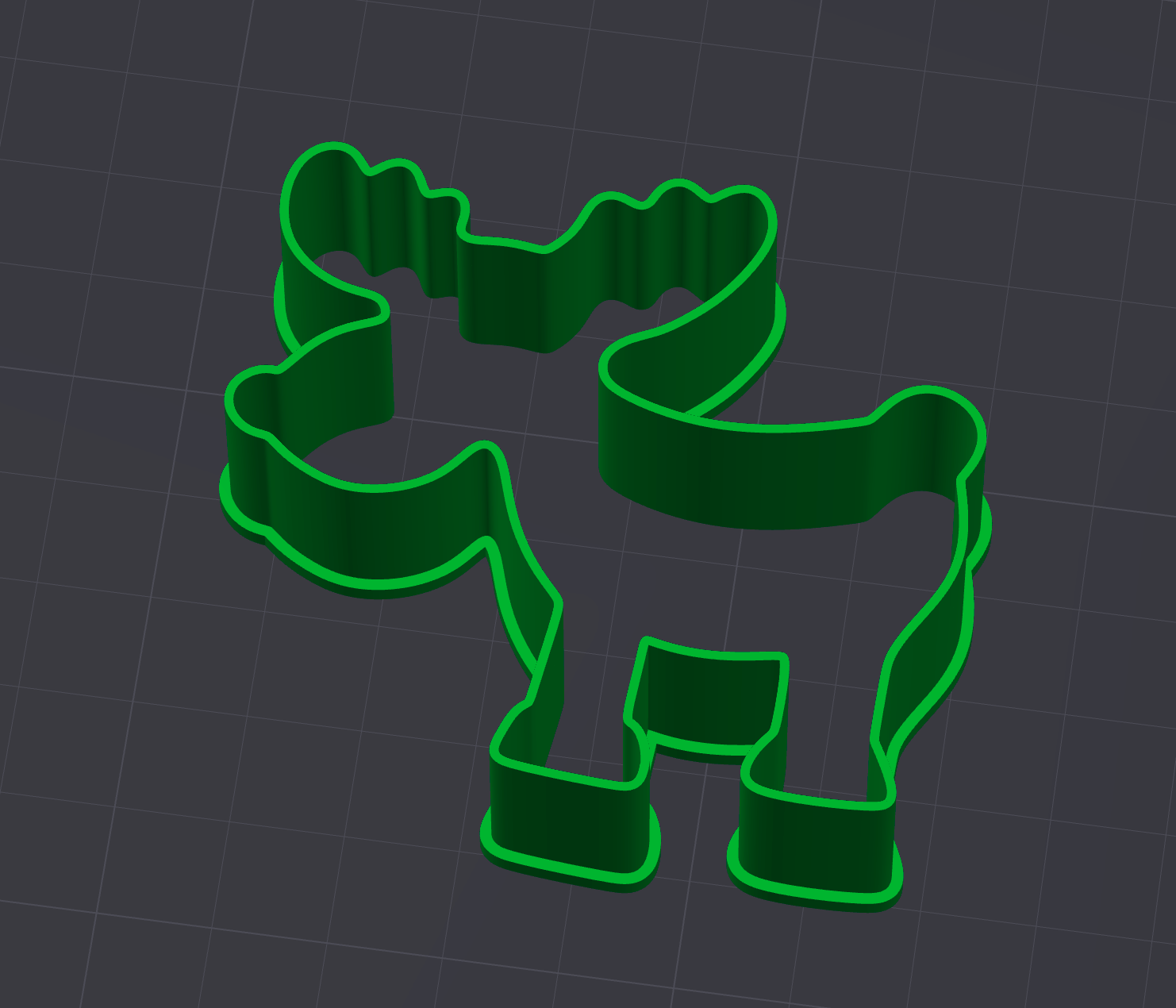 Deer cookie cutter