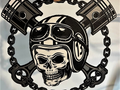 Hueforge Skull Biker