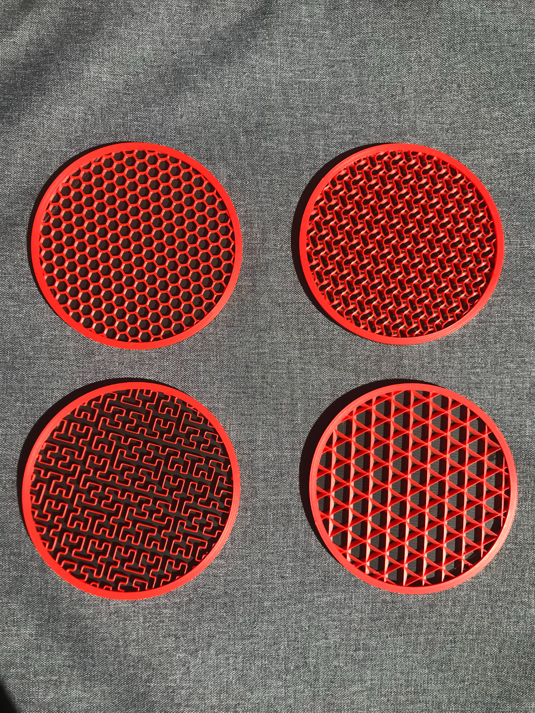 Infill Coasters