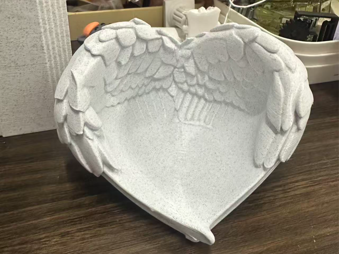 天使翅膀摆件无火扩香石膏水晶球底座首饰戒指项链收纳