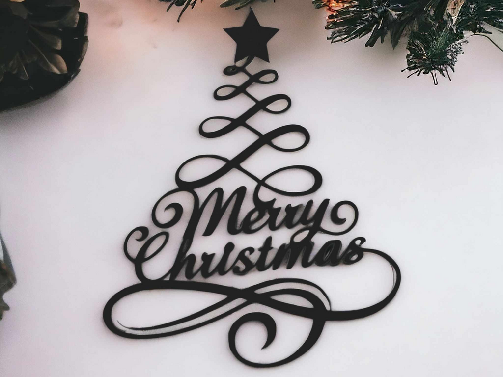 Merry Christmas wall decoration