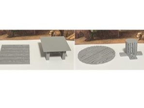 D&D Table Set 1 - Round and Square Tavern Tables