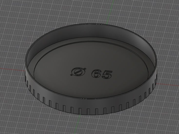 Lens cap (parametric)