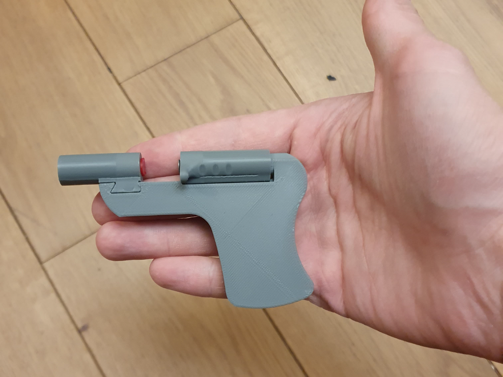 Simplest toy cap gun