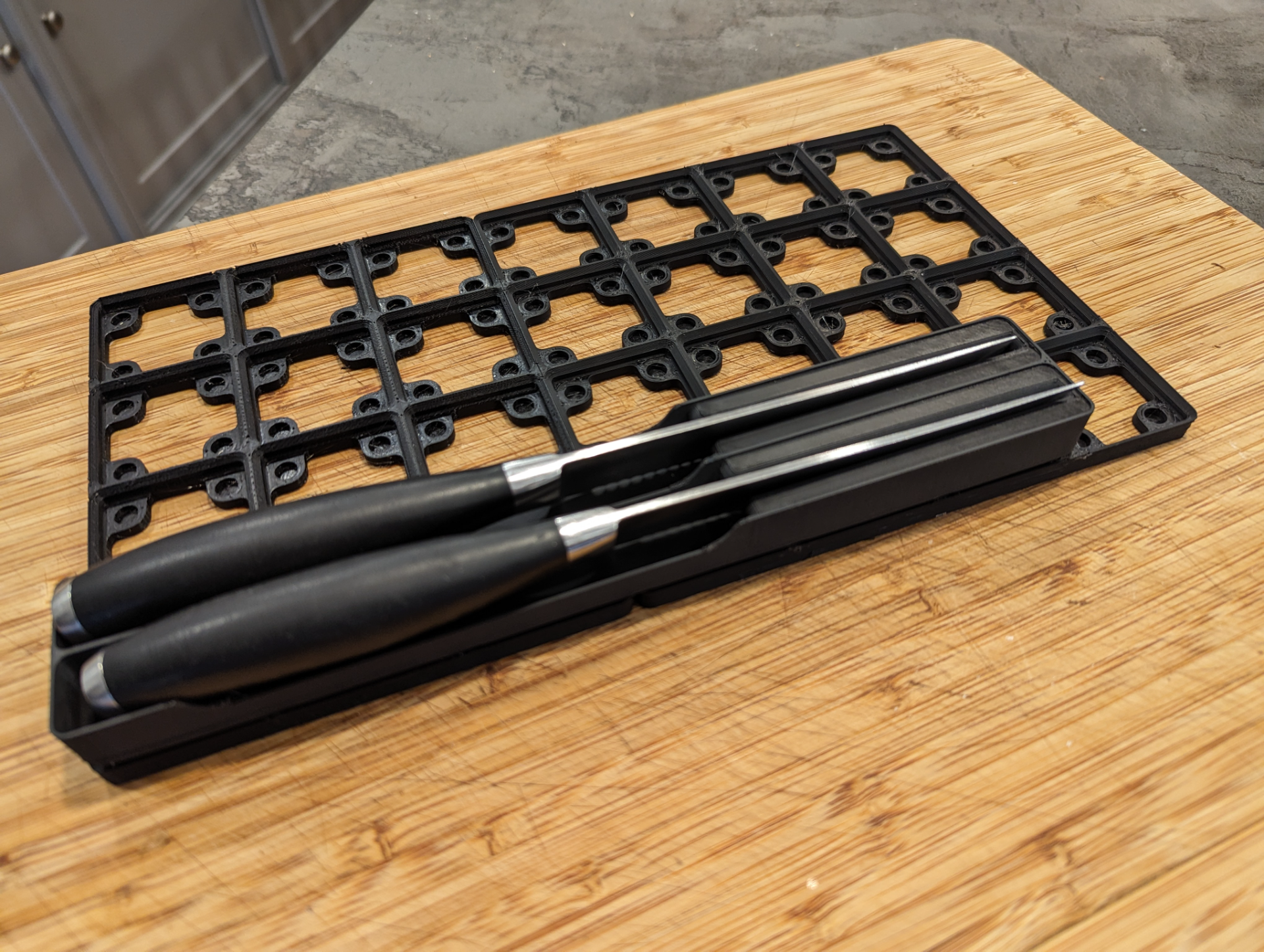 Gridfinity Steak knife holder