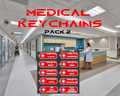 medical keychains / charms pack 2 free commercial