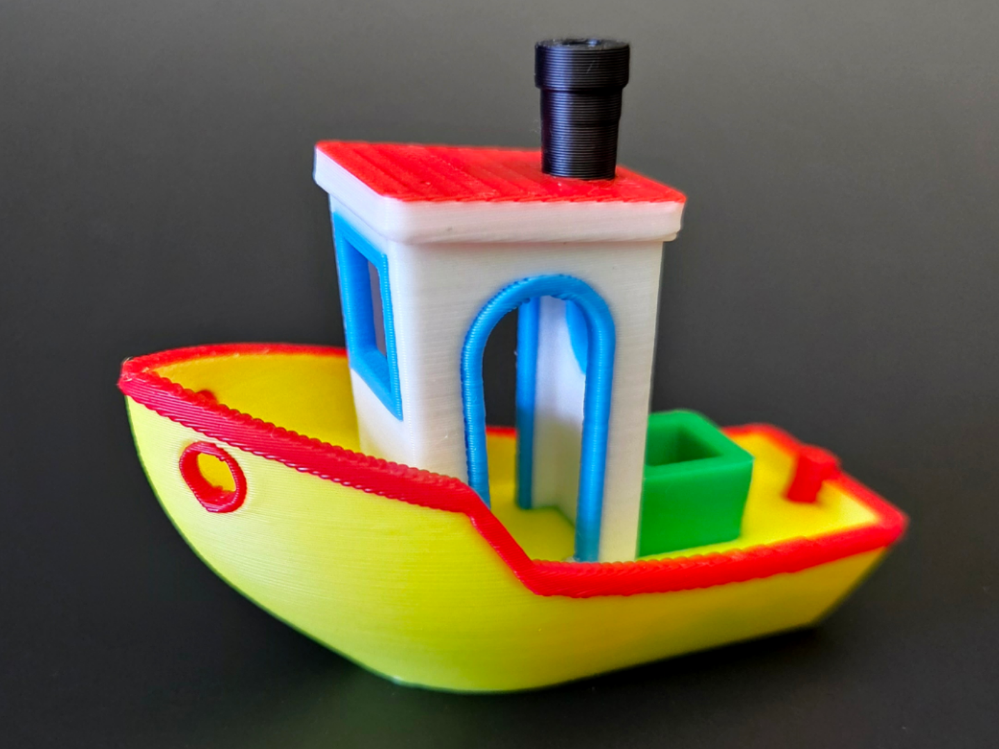 The fastest 7 color 3D Benchy H2C multicolor test