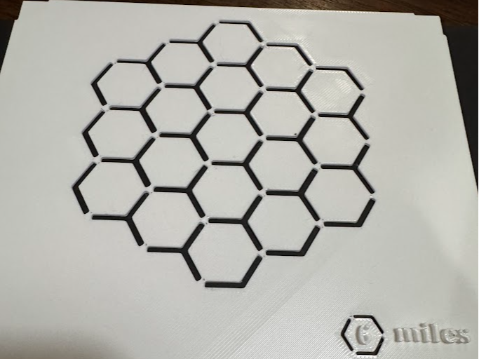 Half Page Hex Map Template