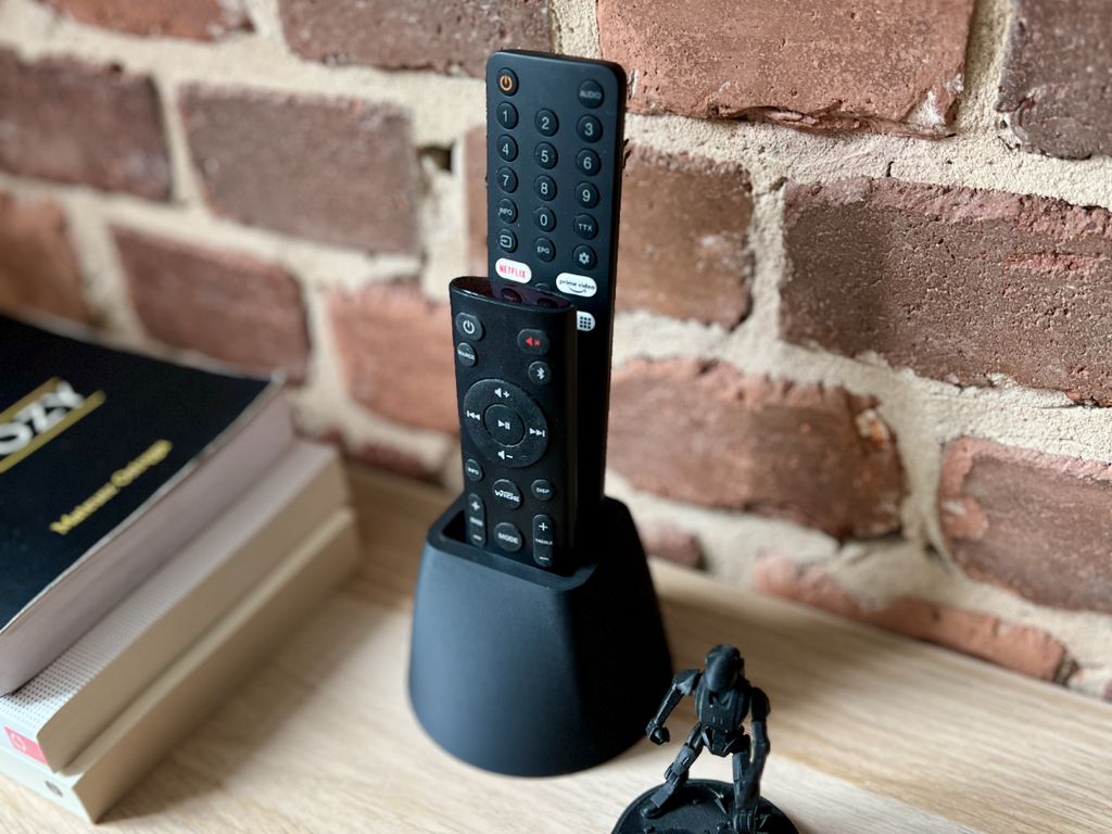 Remote Control Holder – Dual TV Remote Organizer