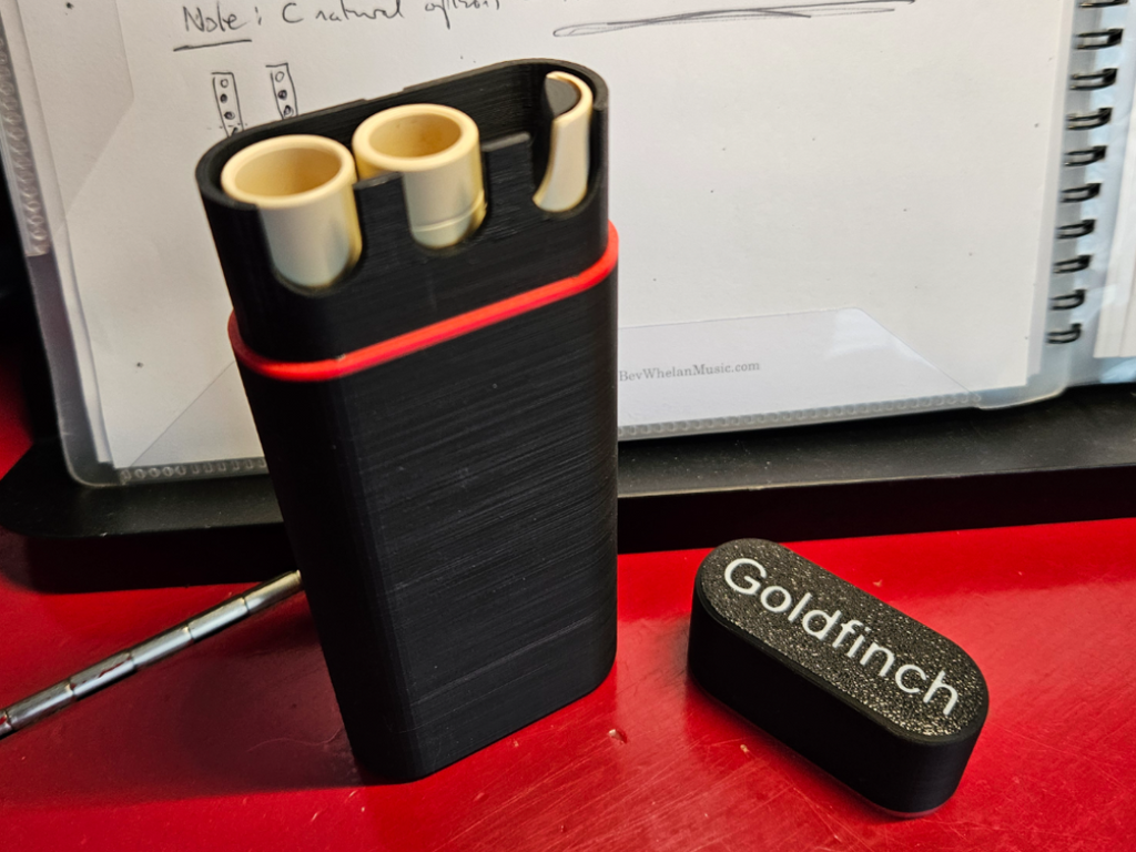 Case for Goldfinch 'traveller' Irish whistle
