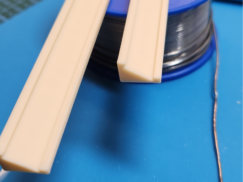 Simple shelf Led profile - 30° angle - slide in.
