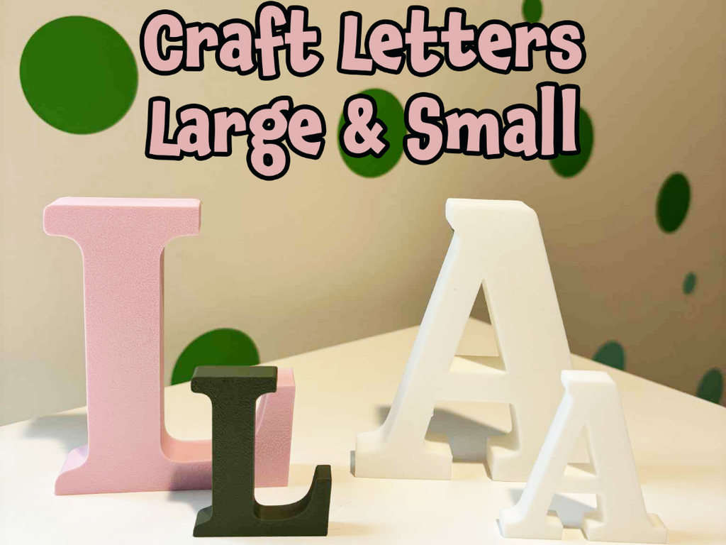 Craft or Sign letters (Large and small)