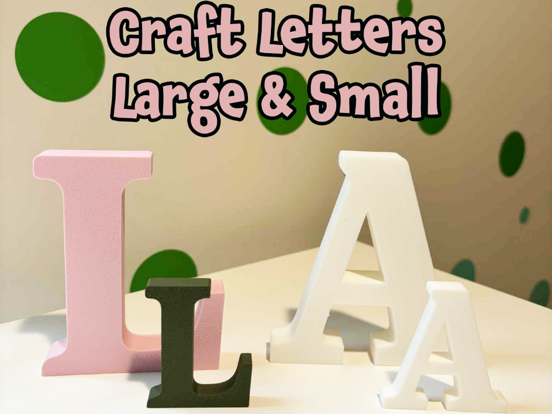 Craft or Sign letters (Large and small)