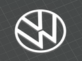 Volkswagen (New) Emblem Logo (No Text)