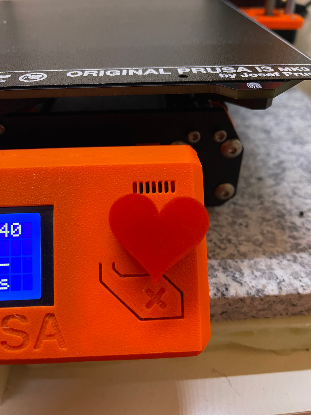 Heart LCD Knob