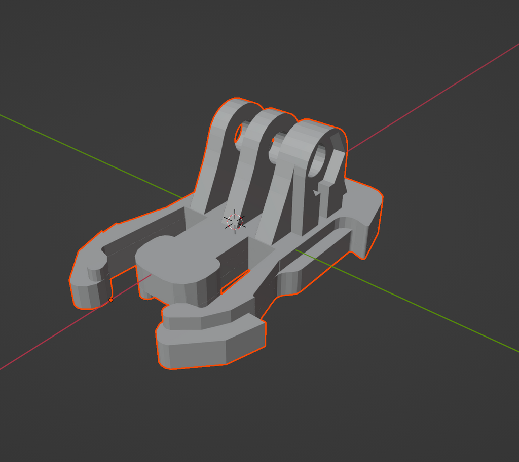 Go Pro Mount Base Clip